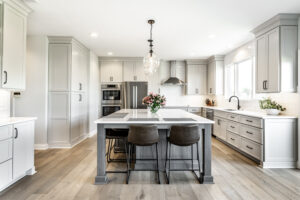 White kitchen cabinets | Custom Floors